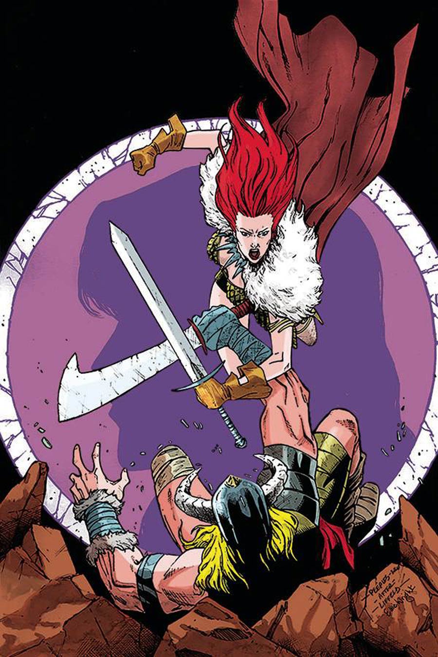 Red Sonja Vol 8 #19 Cover H Incentive Brent Peeples Rob Liefeld Homage Virgin Cover