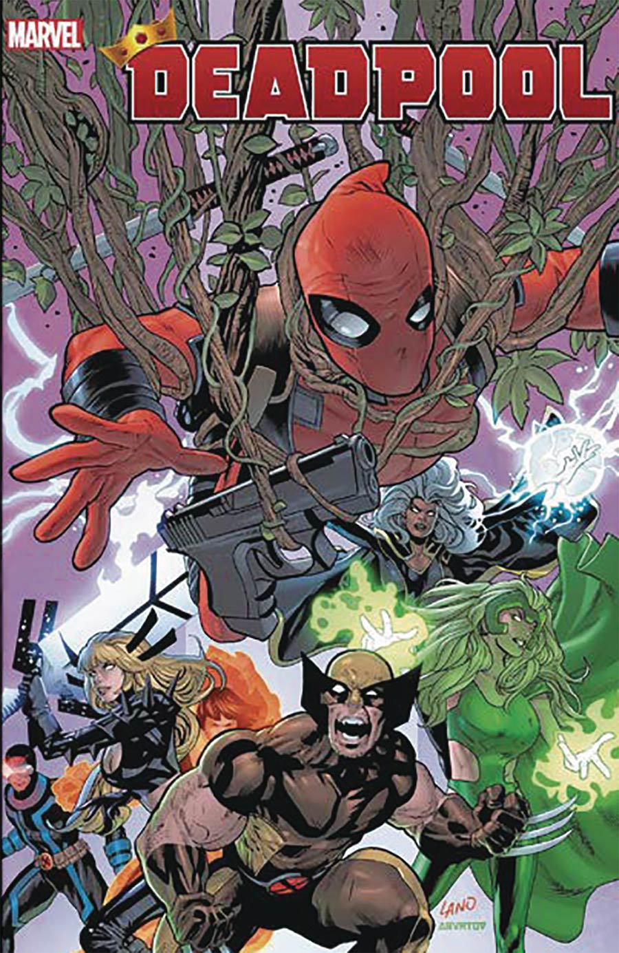 Deadpool Vol 7 #6 Cover C DF Signed By Greg Land