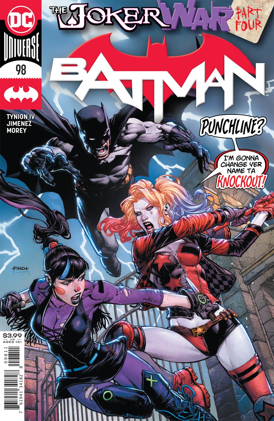 Batman Vol 3 #98 Cover A Regular David Finch Cover (Joker War Tie-In)