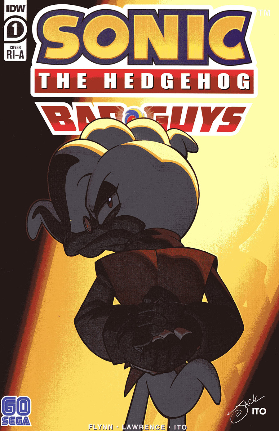 Sonic The Hedgehog Bad Guys #1 Cover C Incentive Jack Lawrence Variant Cover