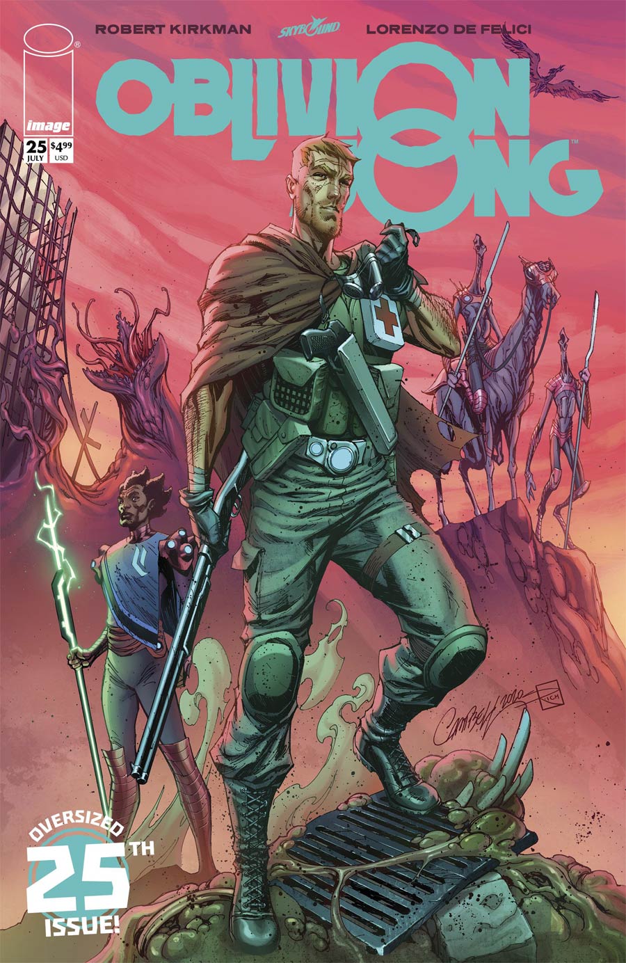 Oblivion Song By Kirkman & De Felici #25 Cover E Variant J Scott Campbell Cover