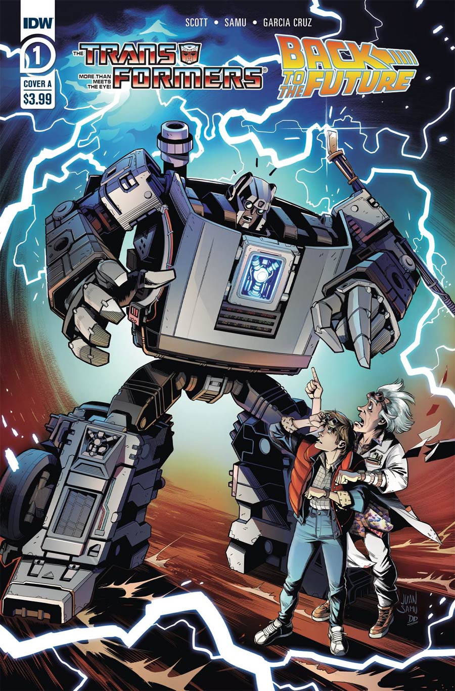 Transformers Back To The Future #1 Cover A Regular Juan Samu Cover