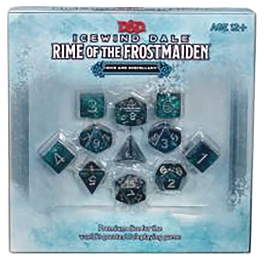 Dungeons & Dragons RPG Icewind Dale Rime Of The Frost Maiden Dice Set