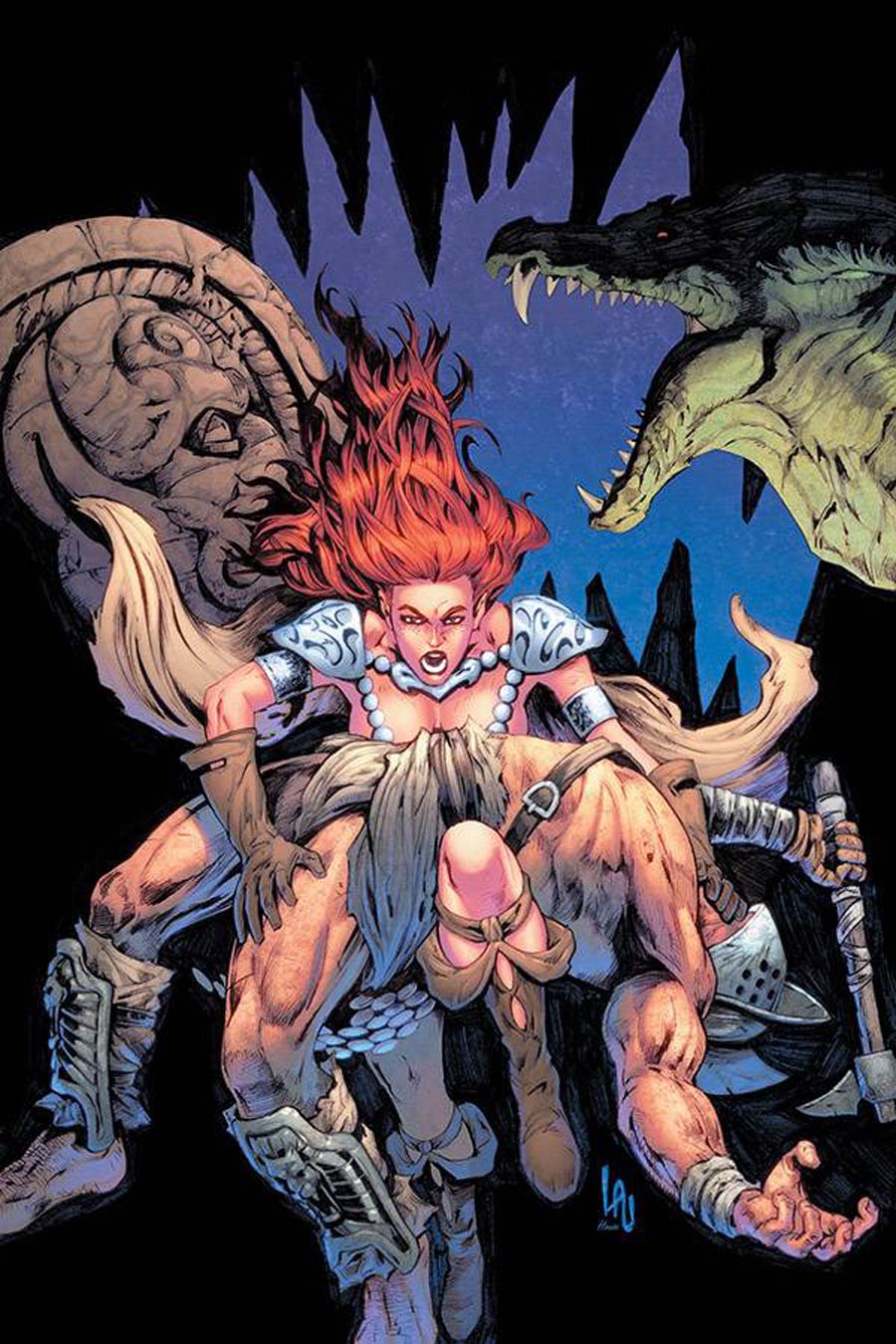 Red Sonja Vol 8 #20 Cover H Incentive Jonathan Lau Classic Batman Homage Virgin Variant Cover