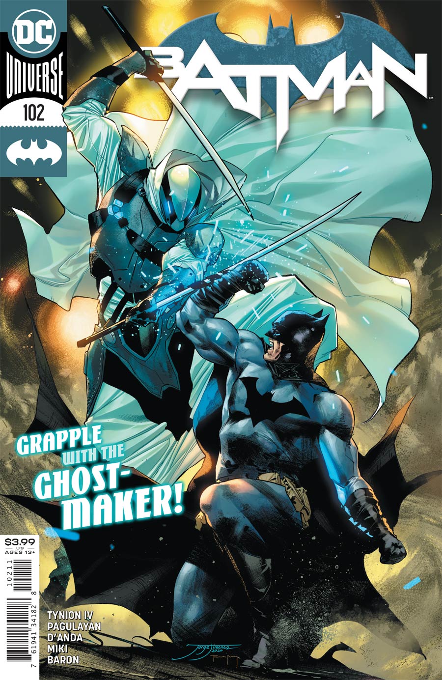 Batman Vol 3 #102 Cover A Regular Jorge Jimenez Cover