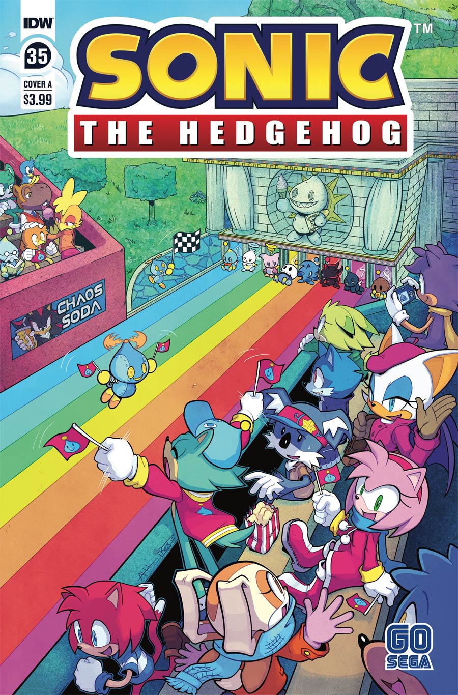 Sonic The Hedgehog Vol 3 #35 Cover A Regular Aaron Hammerstrom Cover