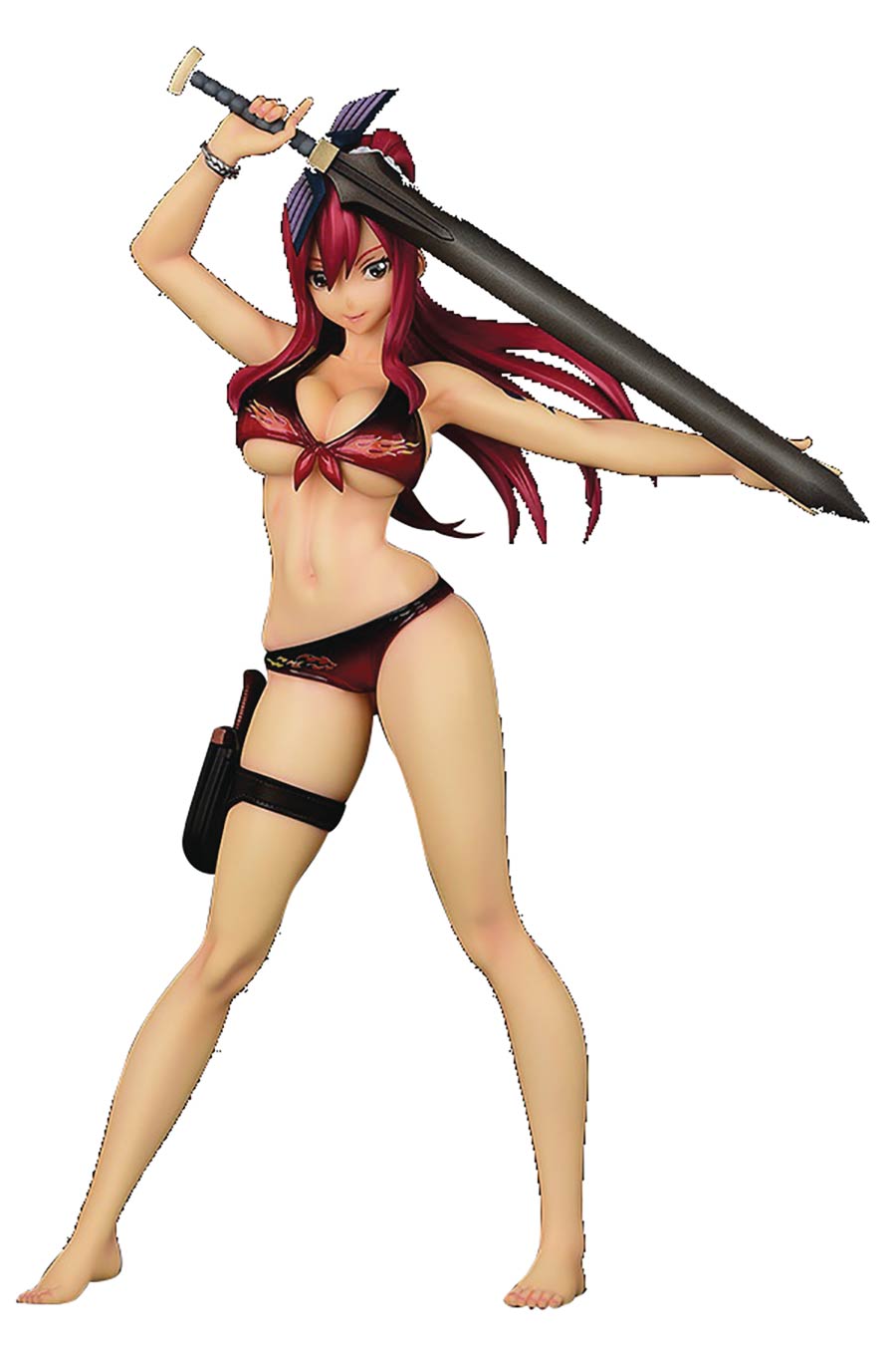 Fairy Tail Erza Scarlet Swim Gravure Fire 1/6 Scale PVC Figure