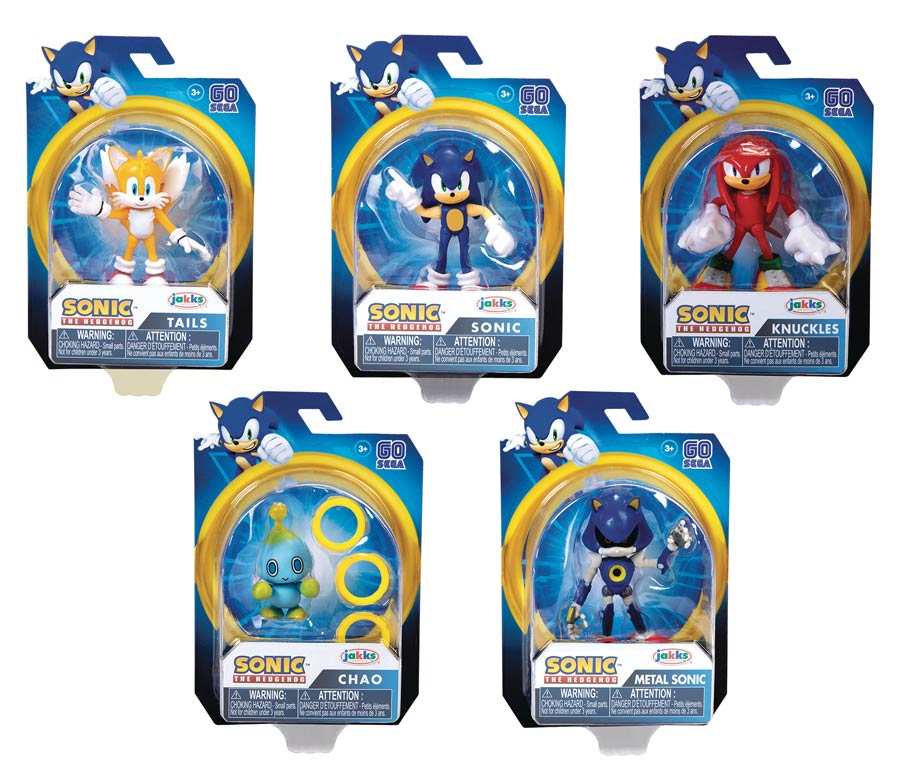 Sonic The Hedgehog 2.5-Inch Action Figure Wave 1 Assortment Case