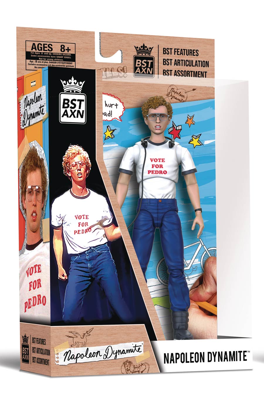 BST AXN Napoleon Dynamite Napoleon 5-Inch Action Figure