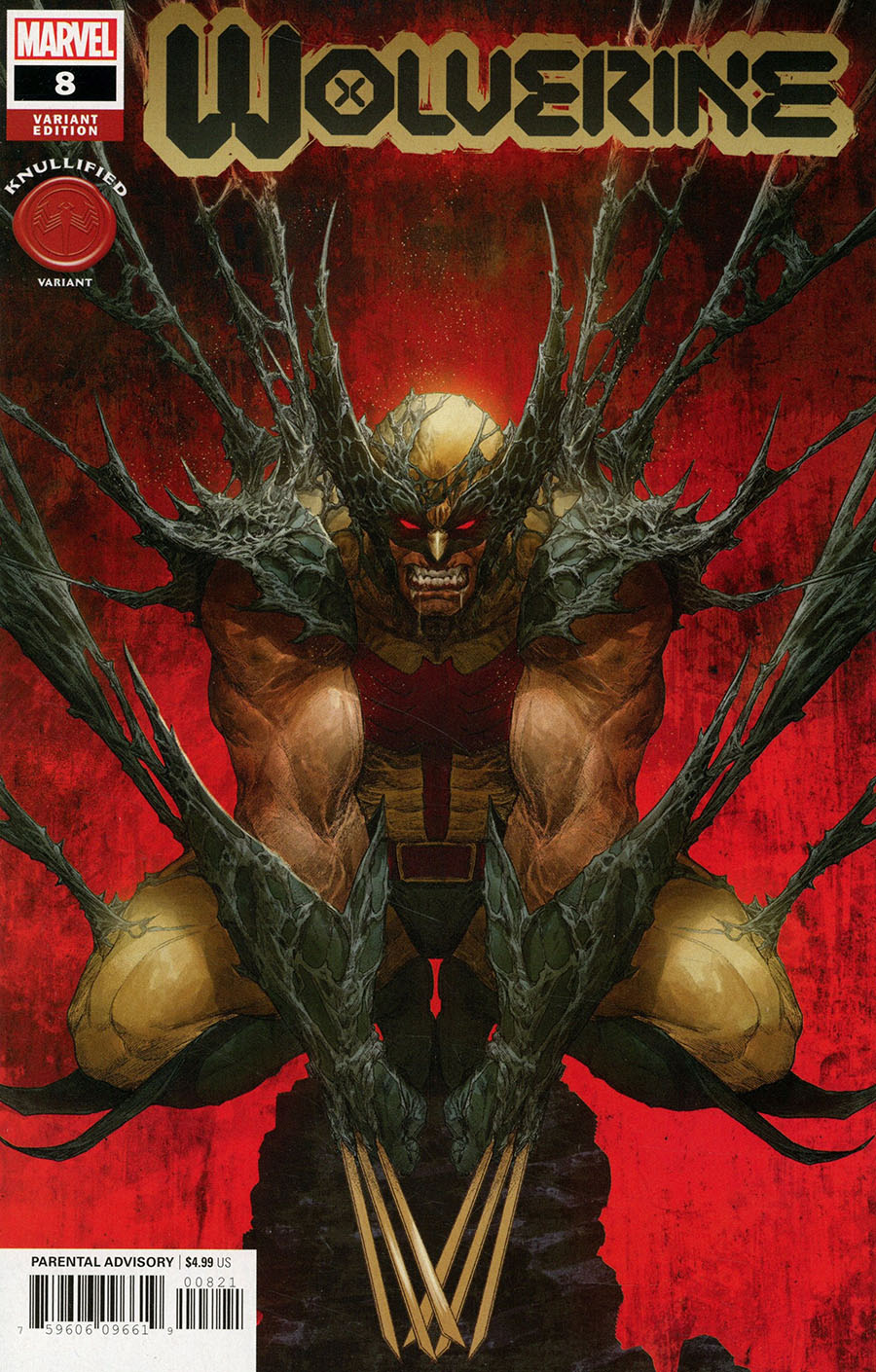 Wolverine Vol 7 #8 Cover B Variant Dave Rapoza Knullified Cover (#350)(X Of Swords Tie-In)