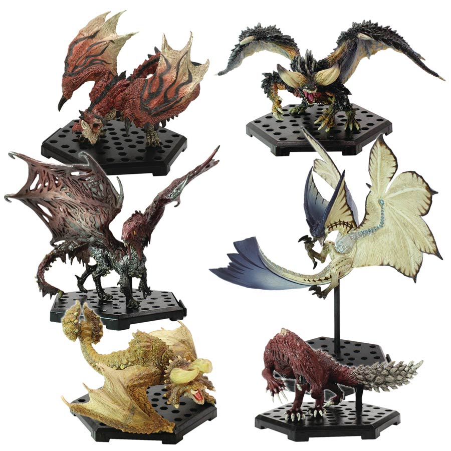 Monster Hunter CFB Standard Model Figure Best Of Vols 9 10 & 11 Blind Mystery Box 6-Piece Display