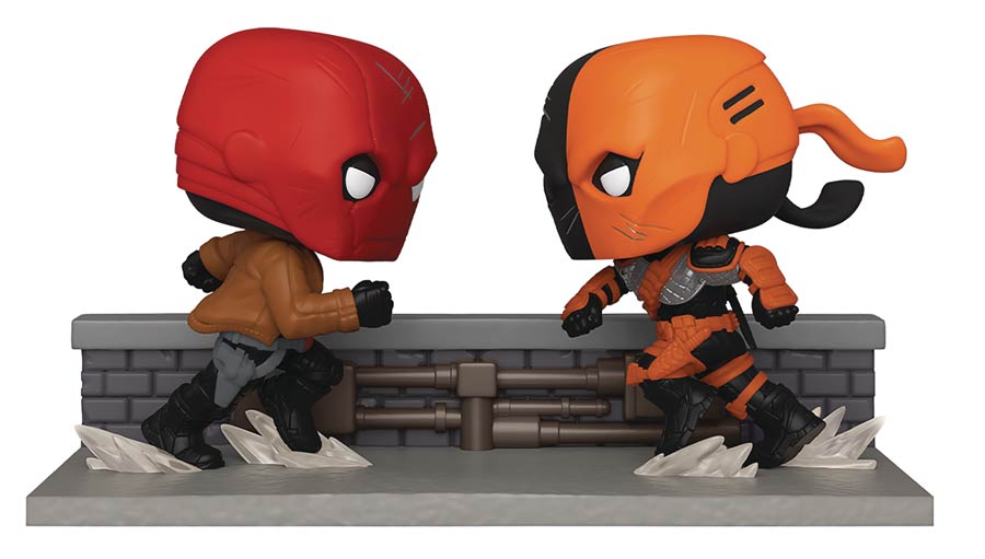 POP Comic Moment DC Red Hood vs Deathstroke SDCC 2020 Previews Exclusive Vinyl Figure