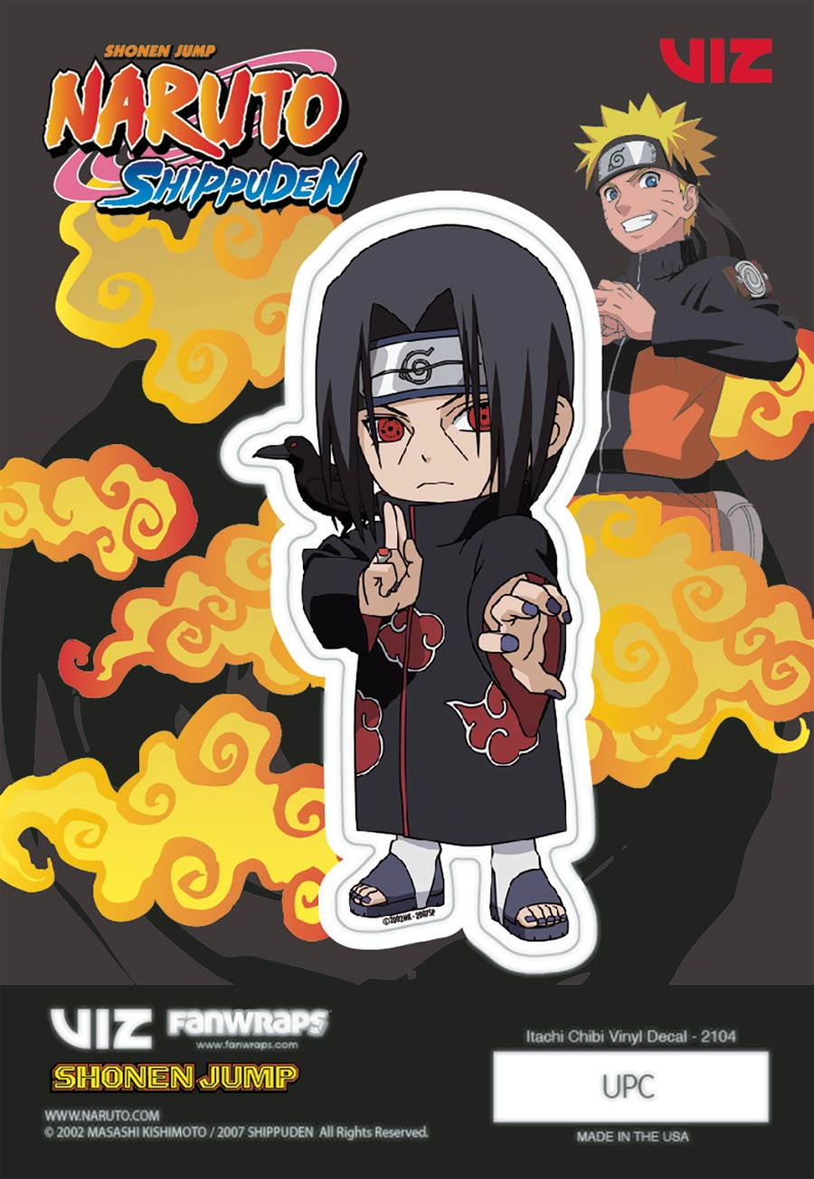 Naruto Chibi Vinyl Decal - Itachi