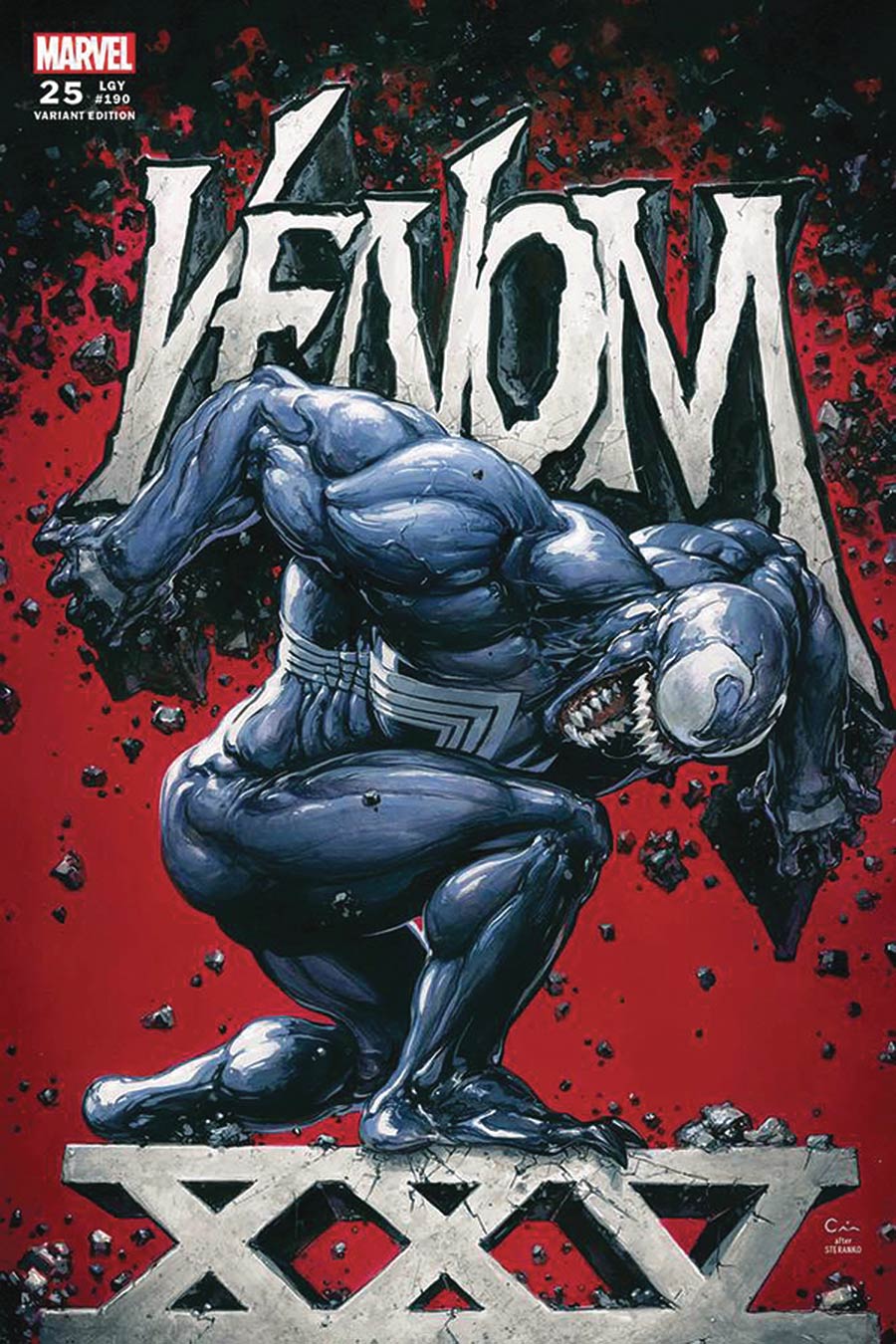 Venom Vol 4 #25 Cover W DF Exclusive Clayton Crain Variant Cover