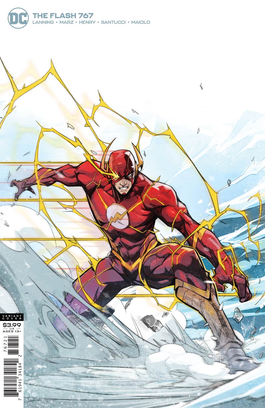 Flash Vol 5 #767 Cover B Variant Hicham Habchi Cover (Endless Winter Part 2)