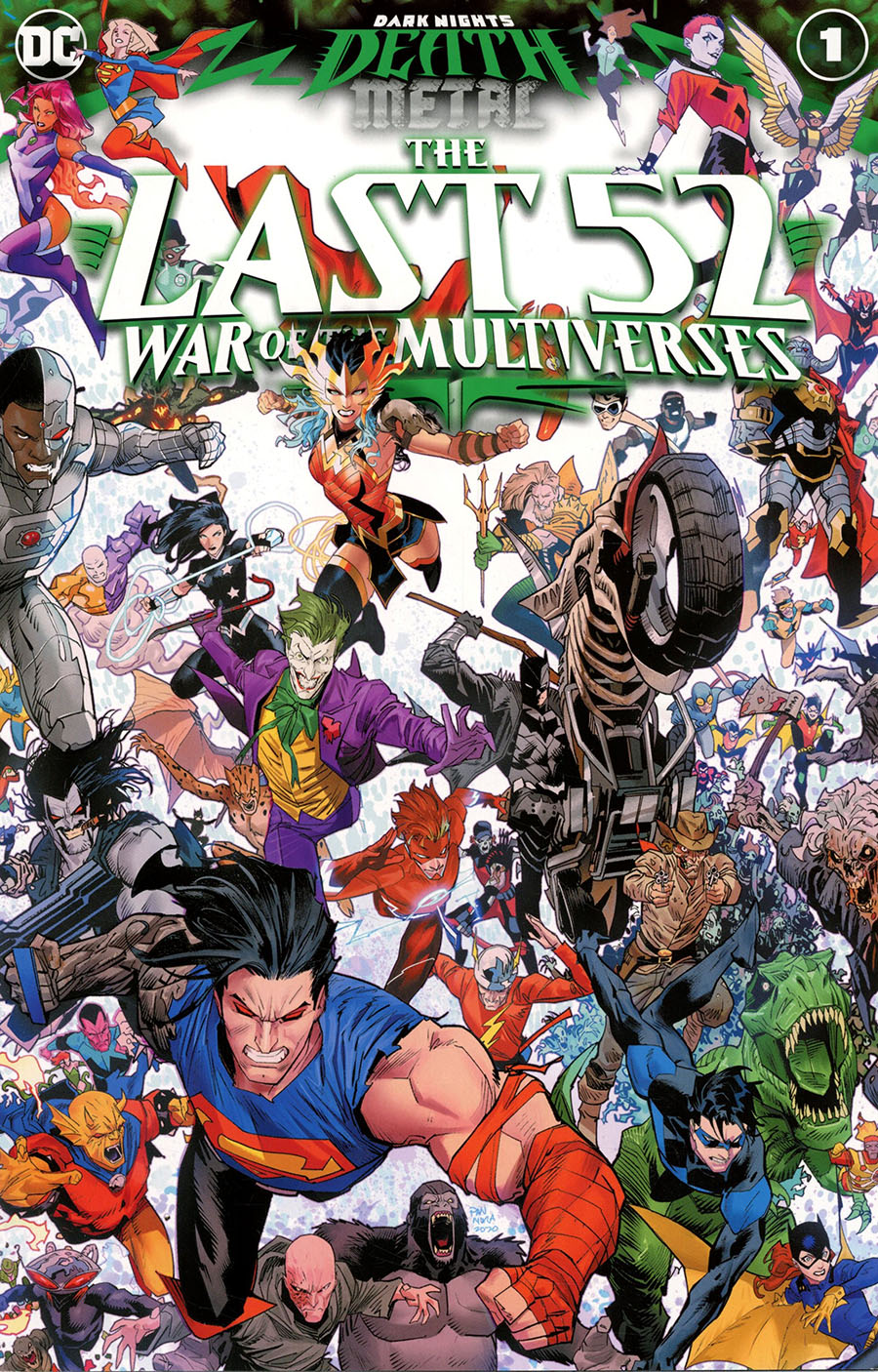 Dark Nights Death Metal The Last 52 War Of The Multiverses One Shot Cover A Regular Dan Mora Cover