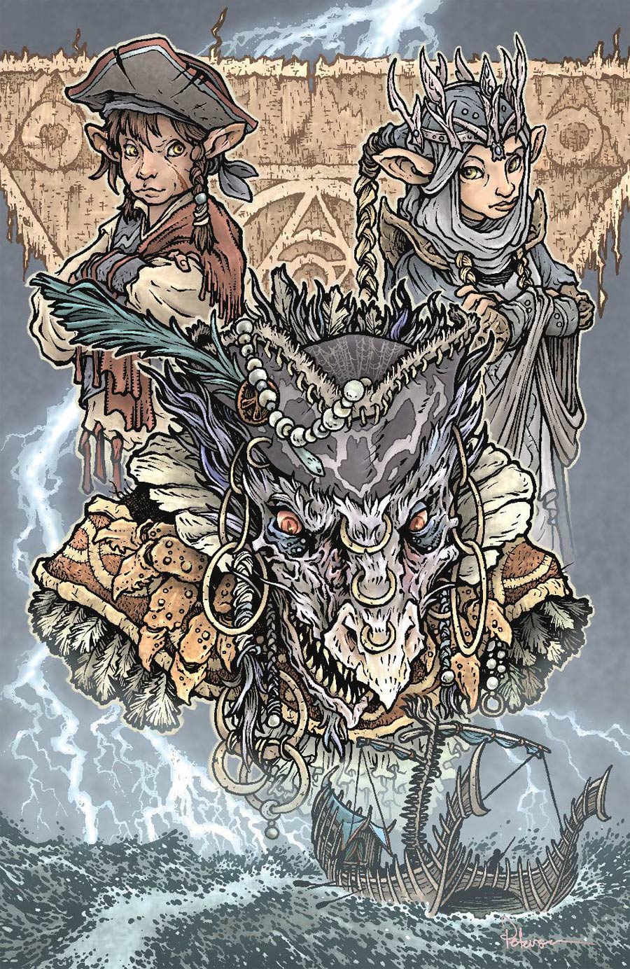 Jim Hensons Dark Crystal Age Of Resistance #12 Cover C Variant David Petersen Cover