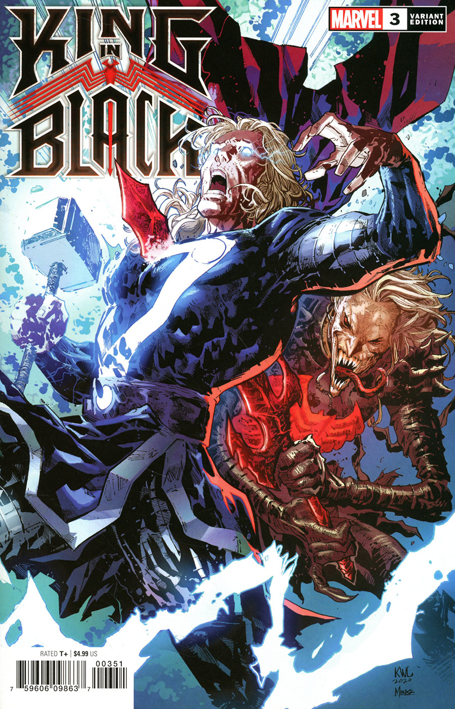 King In Black #3 Cover E Variant Ken Lashley Spoiler Cover