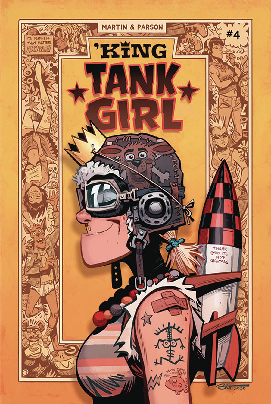 King Tank Girl #4 Cover A Regular Brett Parson Cover