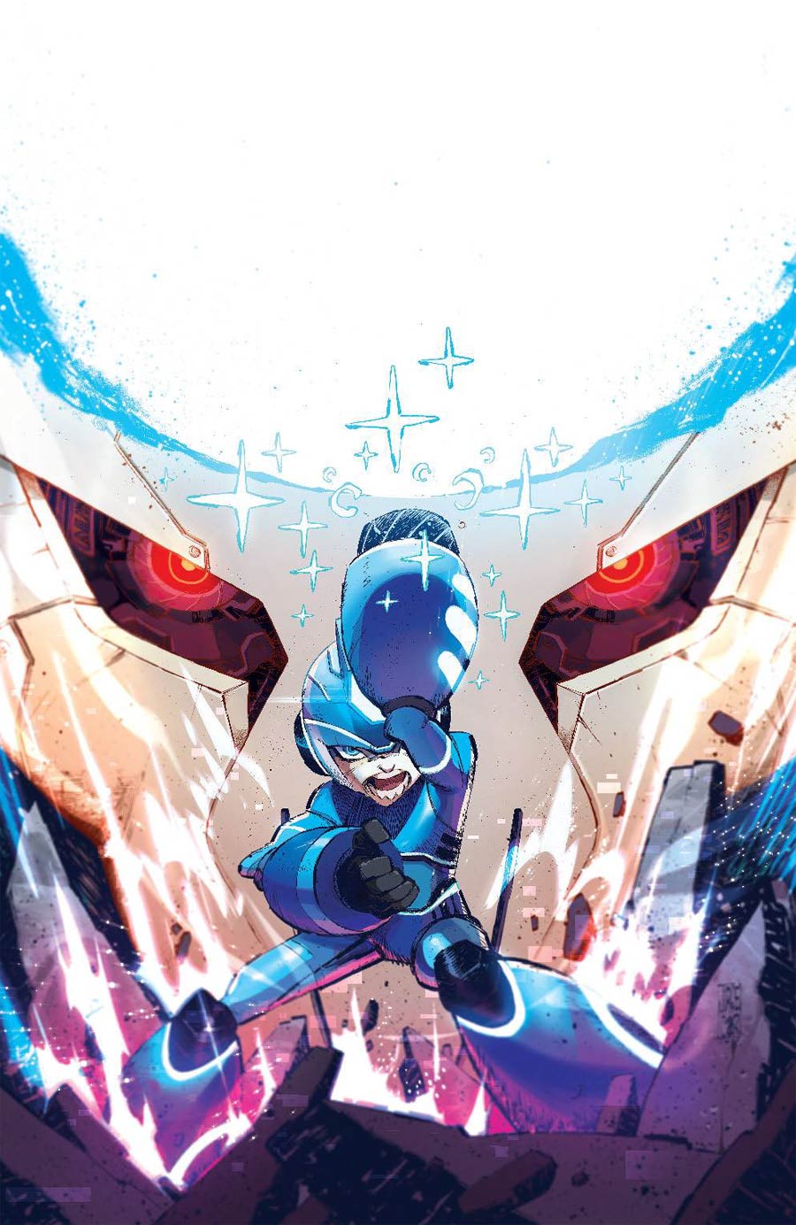 Mega Man Fully Charged #6 Cover B Variant Jorge Corona Cover