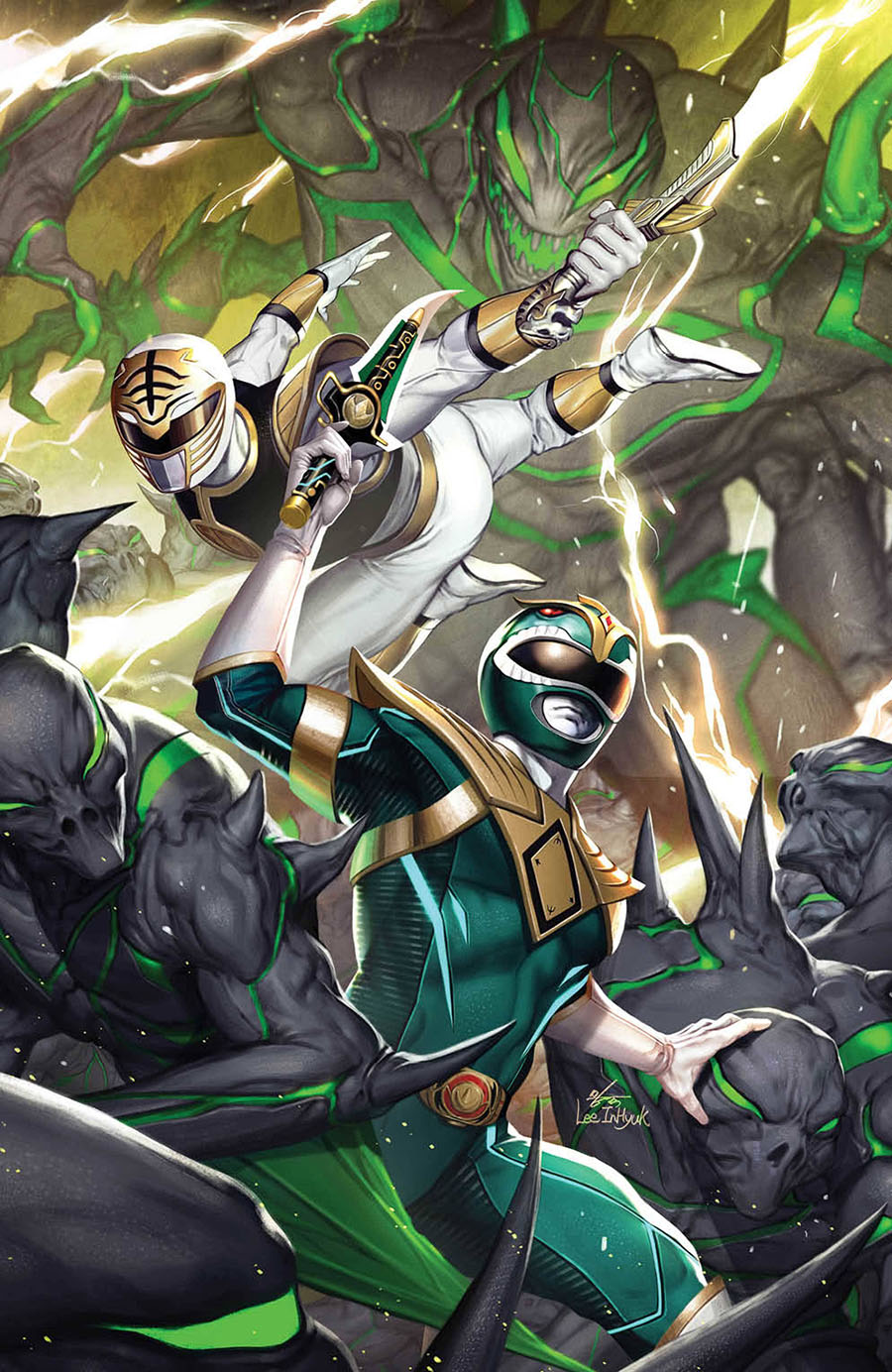 Mighty Morphin #3 Cover D Incentive Inhyuk Lee Virgin Cover