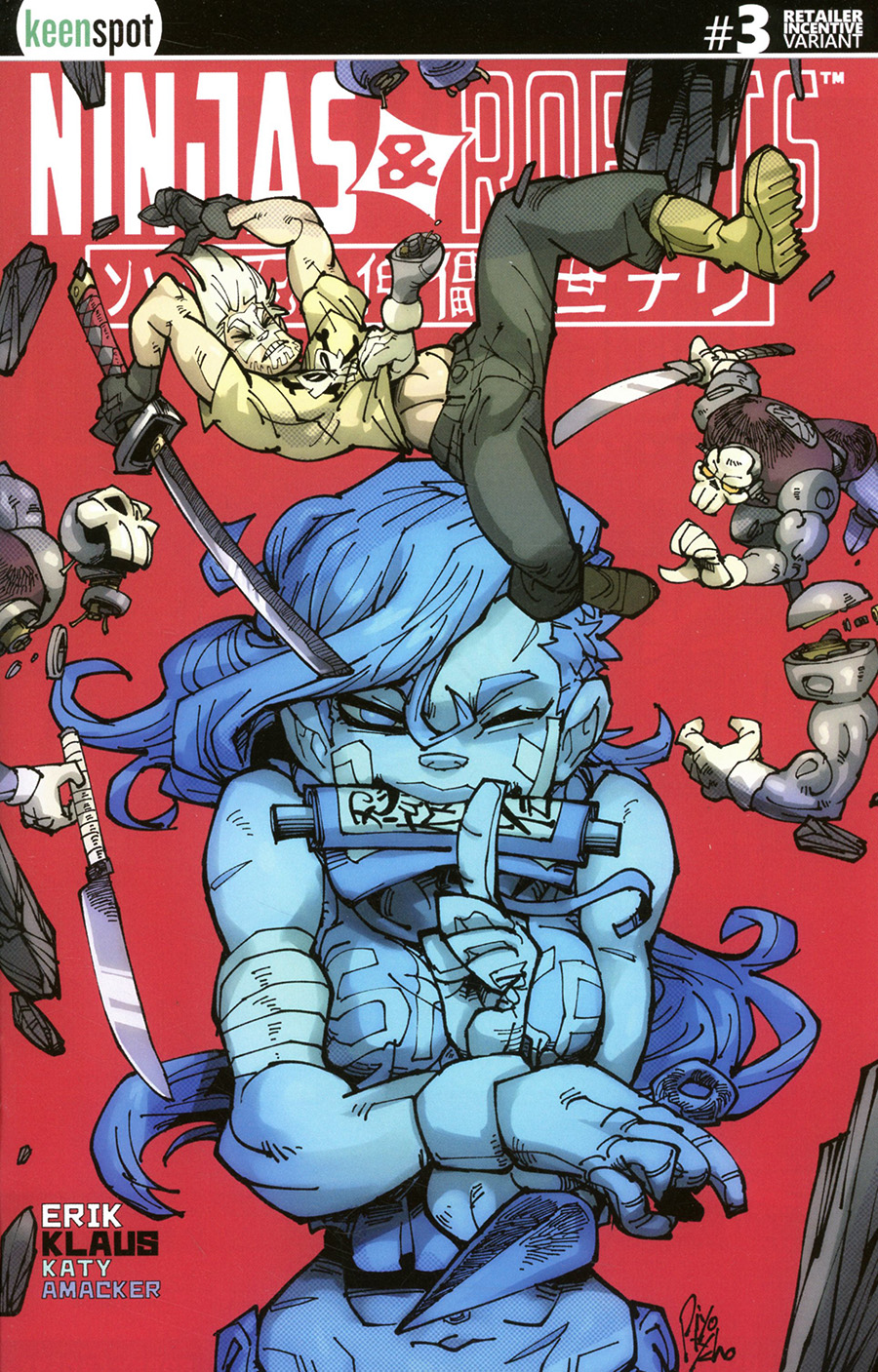 Ninjas And Robots #3 Cover D Incentive Hirano Piyotycho Variant Cover