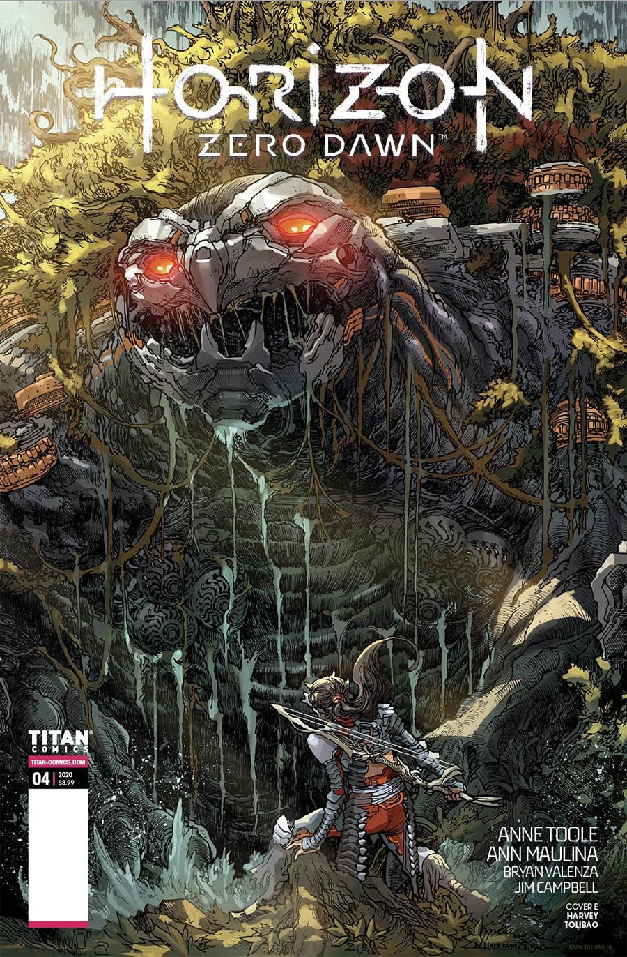 Horizon Zero Dawn #4 Cover D Variant Harvey Tolibao New Machine Cover