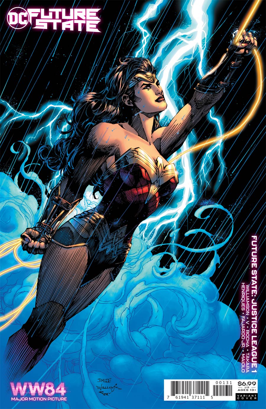 Future State Justice League #1 Cover C Variant Jim Lee Wonder Woman 1984 Card Stock Cover