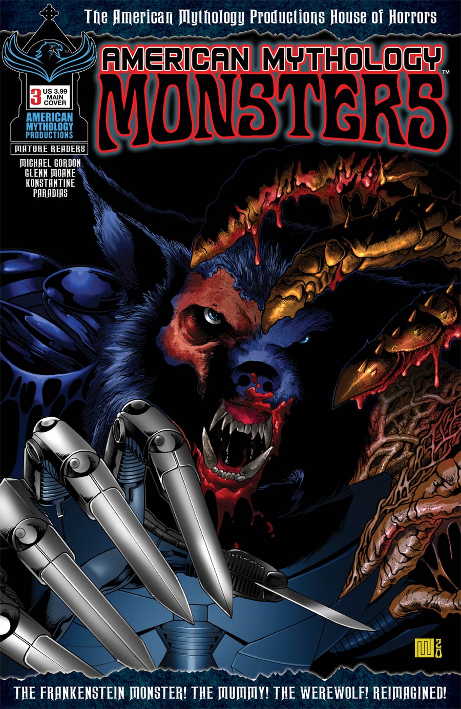 American Mythology Monsters #3 Cover A Regular Mike Wolfer Cover