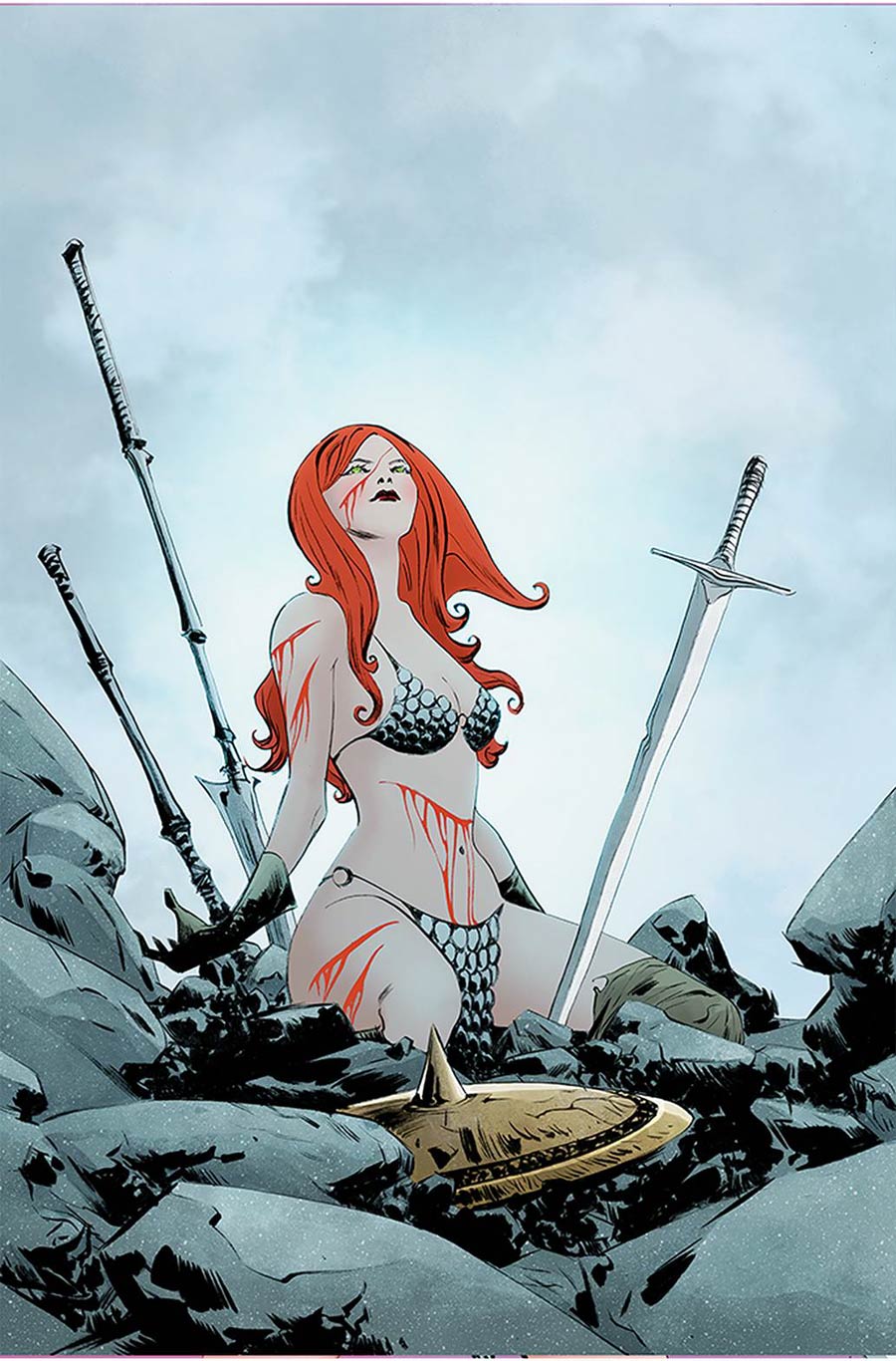 Red Sonja Vol 8 #24 Cover R Limited Edition Jae Lee Virgin Cover