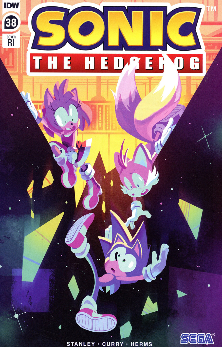 Sonic The Hedgehog Vol 3 #38 Cover C Incentive Nathalie Fourdraine Variant Cover