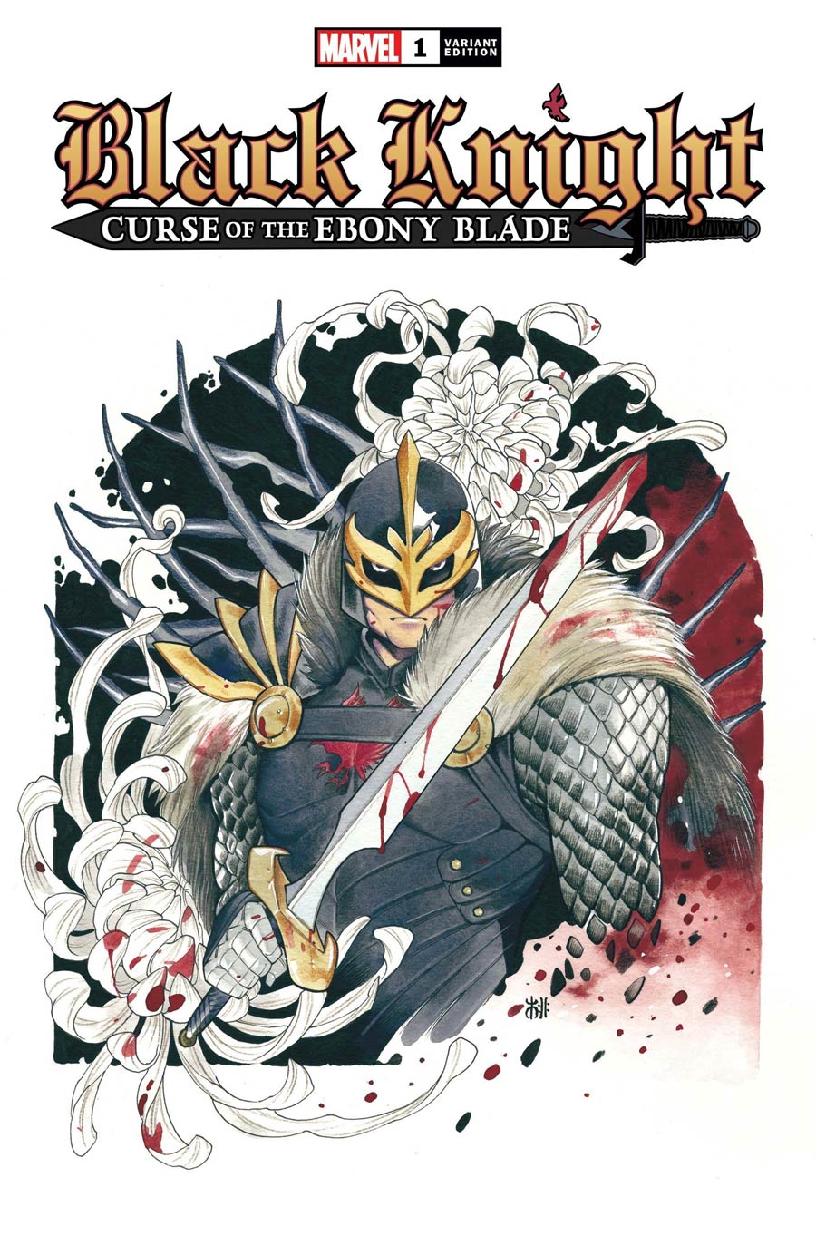 Black Knight Curse Of The Ebony Blade #1 Cover C Variant Peach Momoko Cover