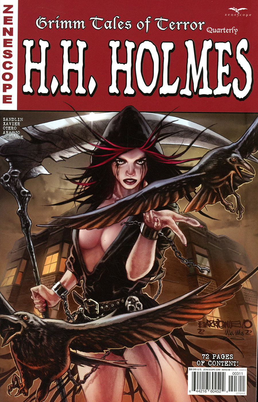 Grimm Fairy Tales Presents Grimm Tales Of Terror Quarterly #3 HH Holmes Cover A Al Barrionuevo