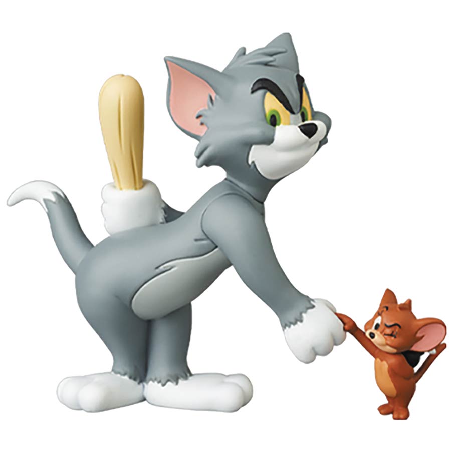 Tom And Jerry Ultra Detail Figure Series 1 - Tom With Club & Jerry With Bomb