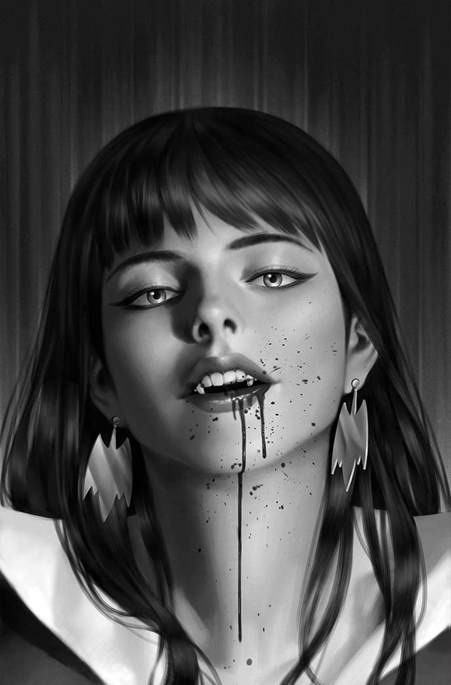 Vampirella The Dark Powers #4 Cover T Incentive Junggeun Yoon Black & White Virgin Cover