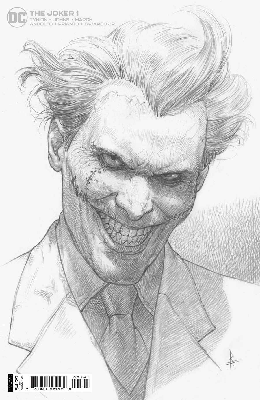 Joker Vol 2 #1 Cover F Incentive Riccardo Federici Variant Cover