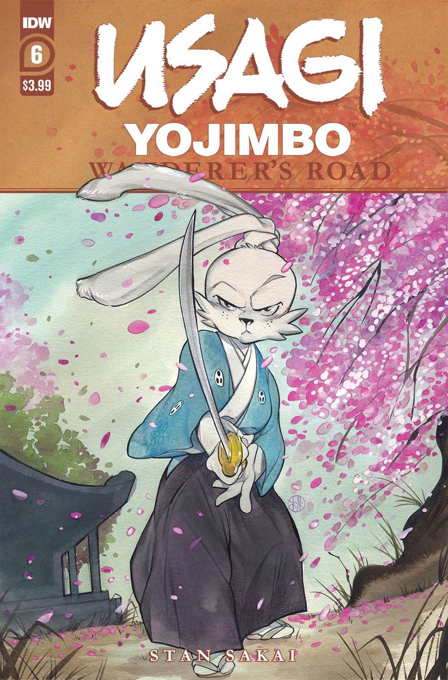 Usagi Yojimbo Wanderers Road #6