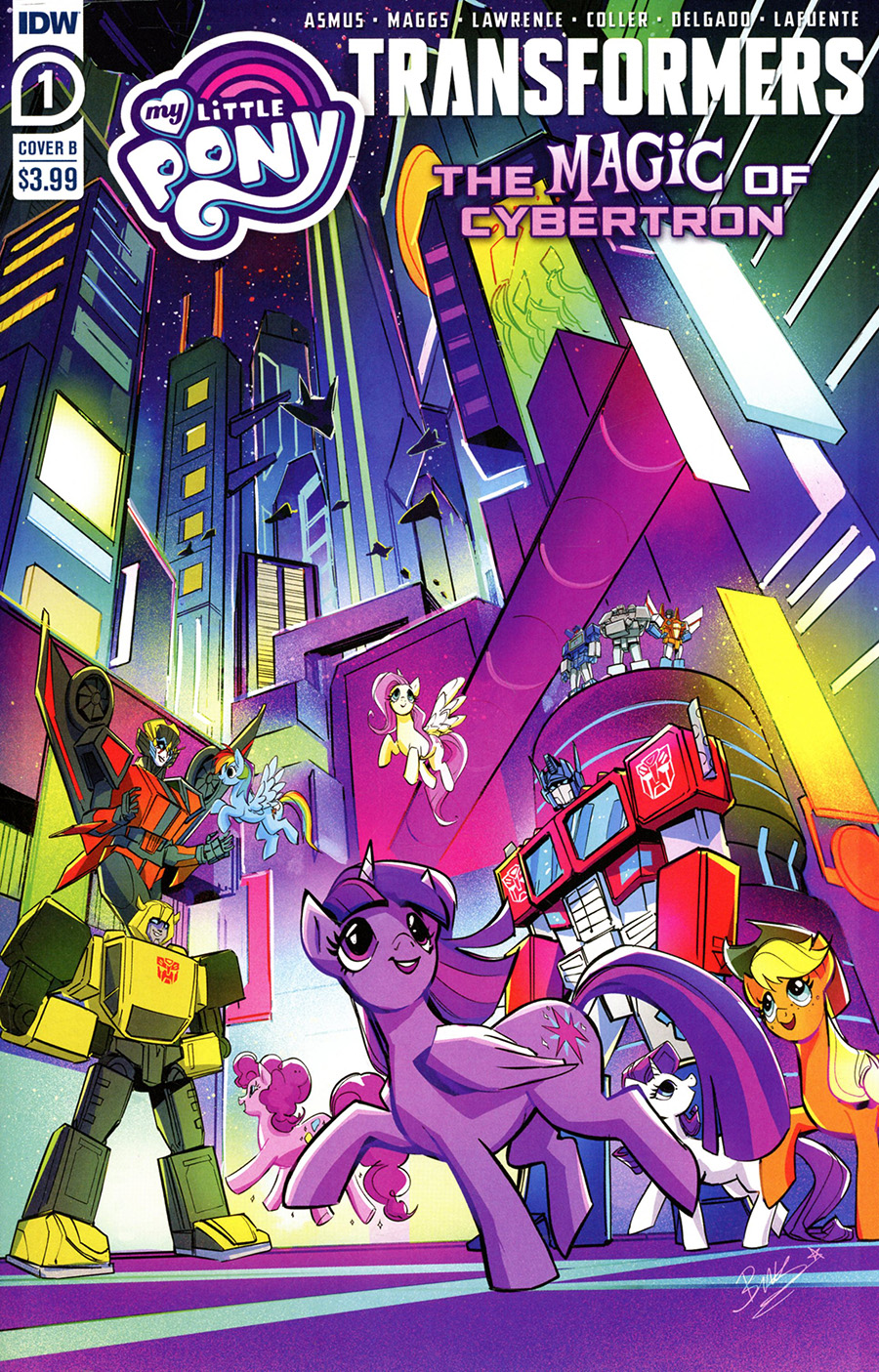 My Little Pony Transformers Friendship In Disguise II #1 Cover B Variant Bethany McGuire-Smith Cover