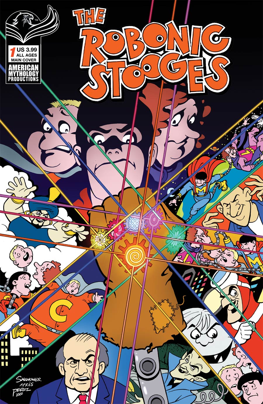 Robonic Stooges #1 Return Cover A Regular Eric Shanower Cover