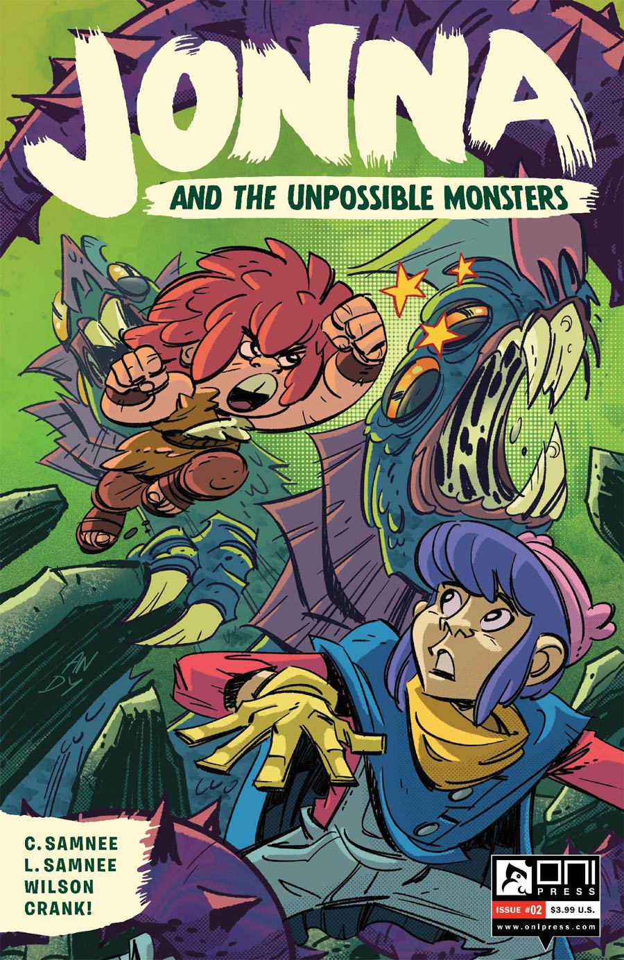 Jonna And The Unpossible Monsters #2 Cover B Variant Andy Suriano Cover