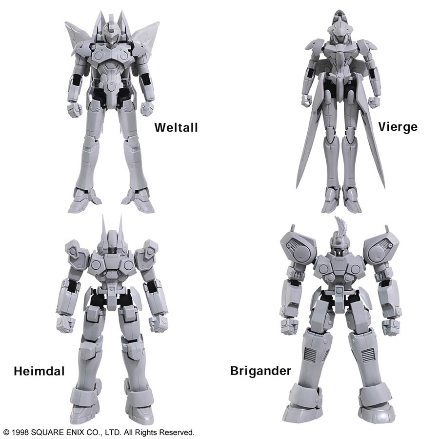 Xenogears Structure Arts 1/144 Scale Model Kit Series Vol 01 4 