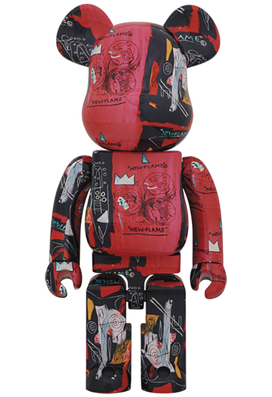 Andy Warhol x Jean Michel Basquiat 1000 Percent Bearbrick