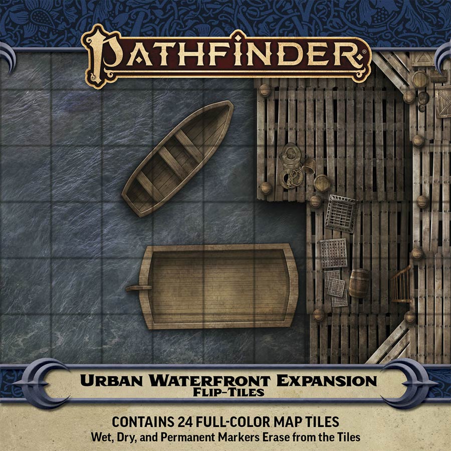 Pathfinder Second Edition Flip-Tiles - Urban Waterfront (P2)