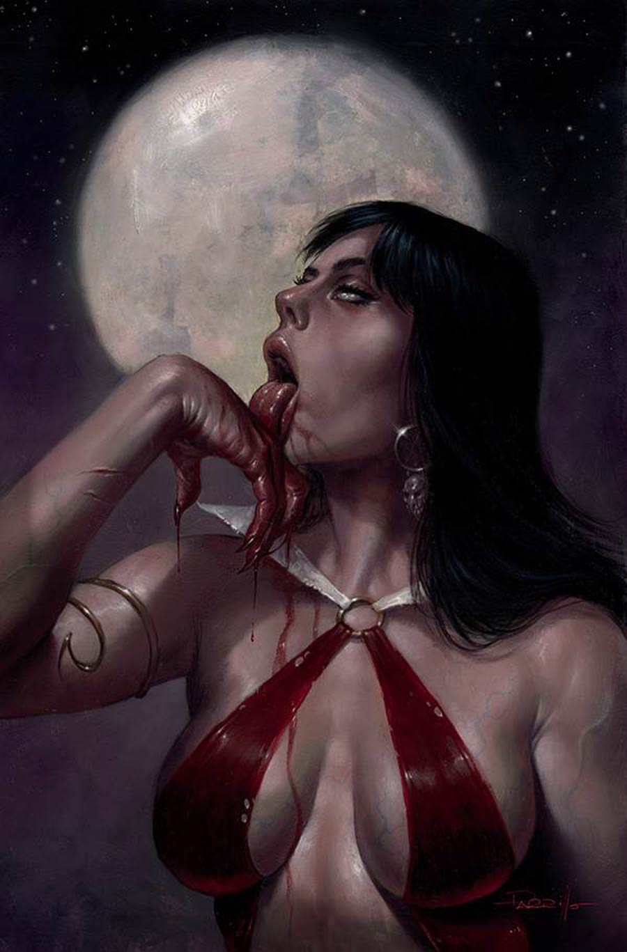 Vampirella Vol 8 #21 Cover R Limited Edition Lucio Parrillo Virgin Cover