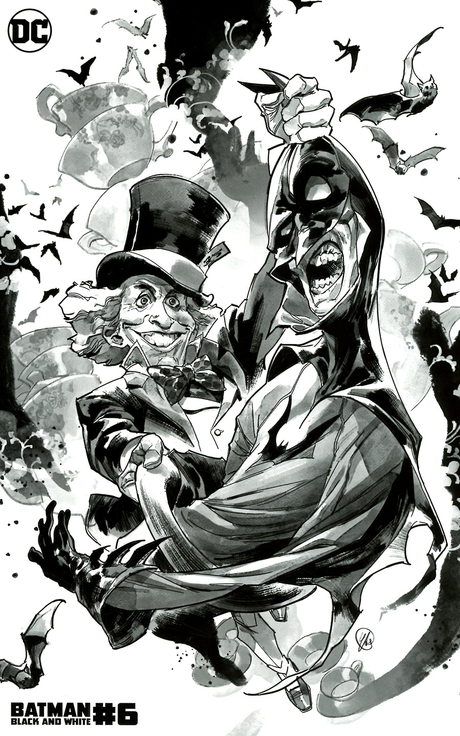 Batman Black & White Vol 3 #6 Cover C Variant Yasmine Putri Mad Hatter Cover