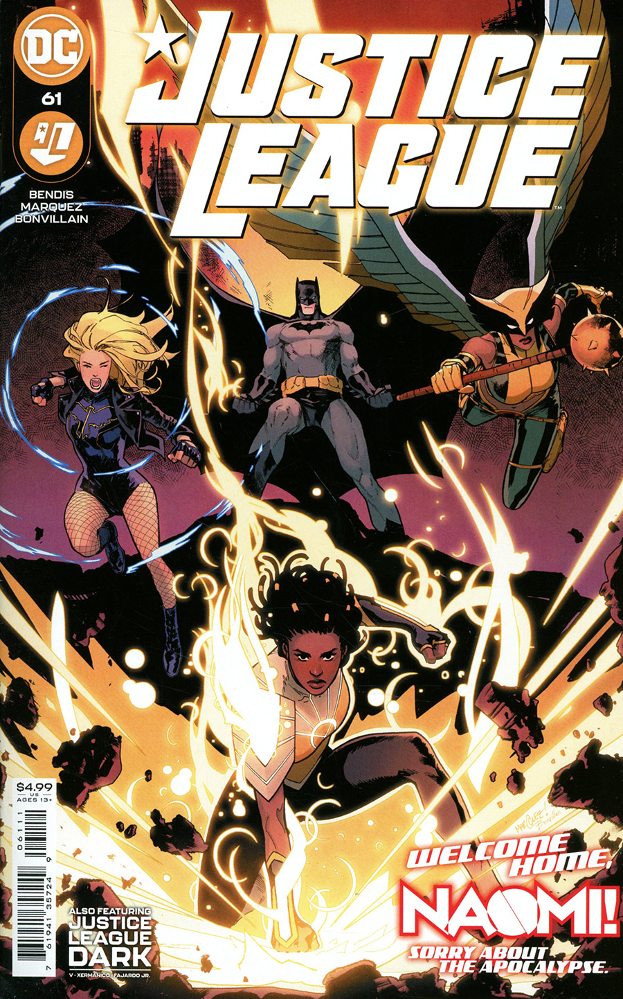 Justice League Vol 4 #61 Cover A Regular David Marquez Cover