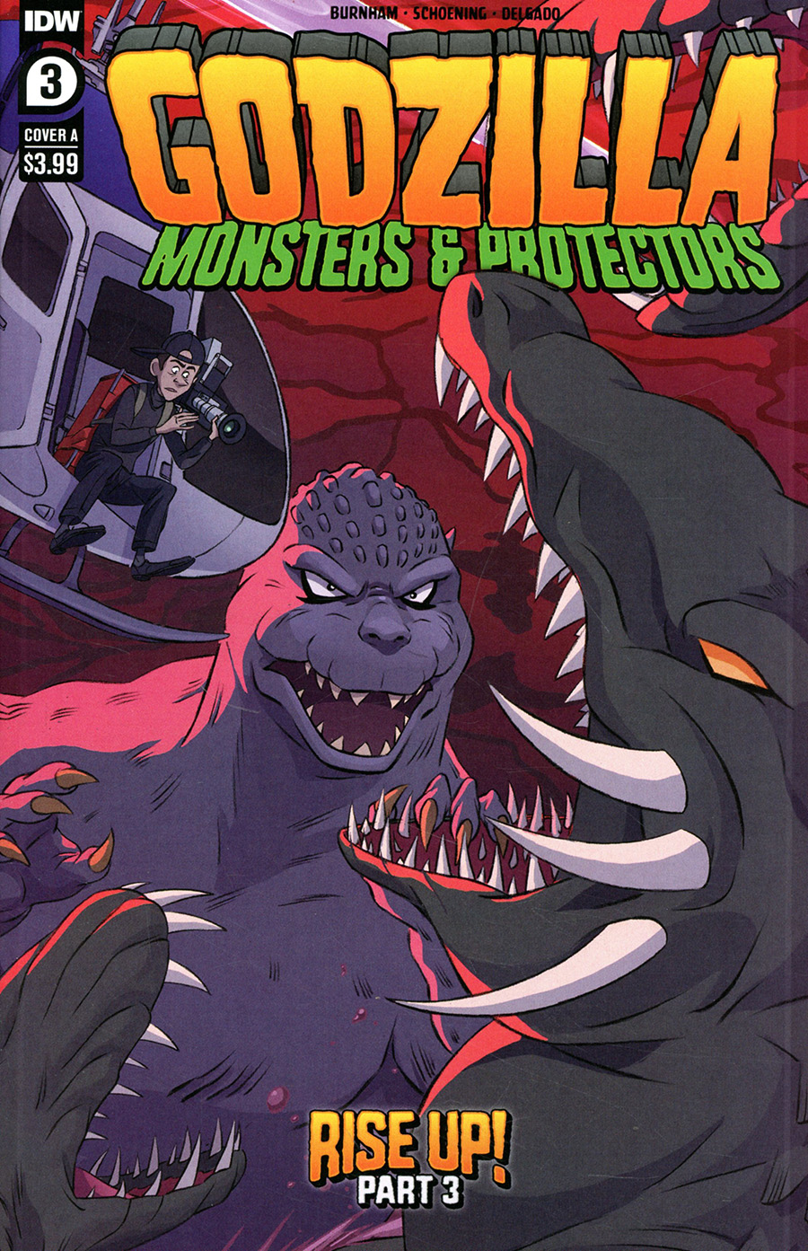 Godzilla Monsters & Protectors #3 Cover A Regular Dan Schoening Cover