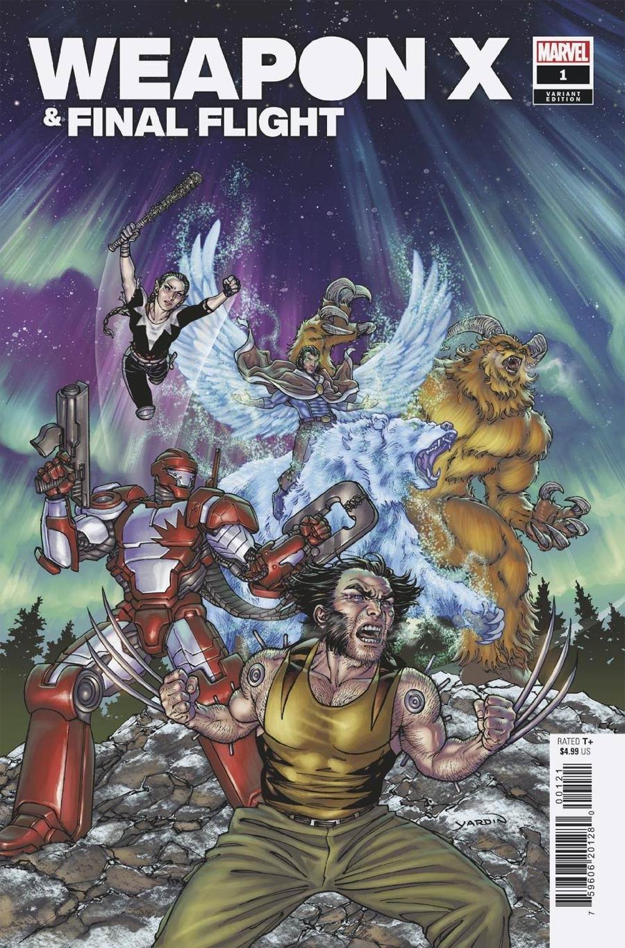 Heroes Reborn Weapon X And Final Flight #1 (One Shot) Cover B Variant David Yardin Cover