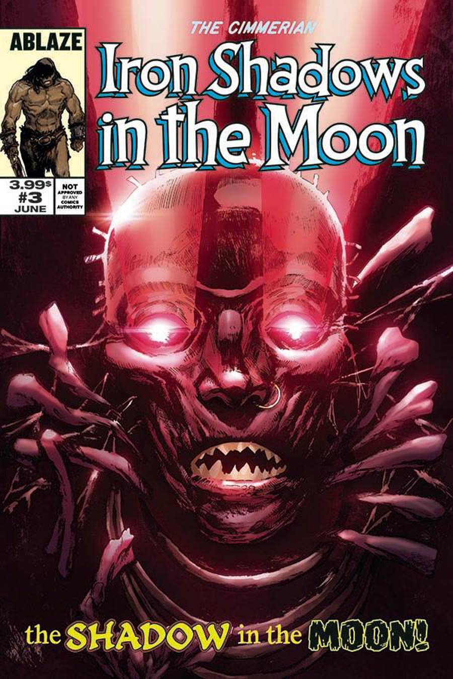 Cimmerian Iron Shadows In The Moon #3 Cover D Variant Fritz Casas Fantastic Four 268 Parody Cover