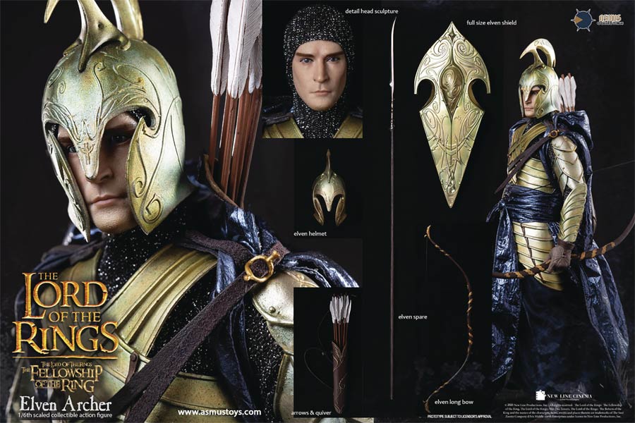 Lord Of The Rings Elven Archer 1/6 Scale Action Figure